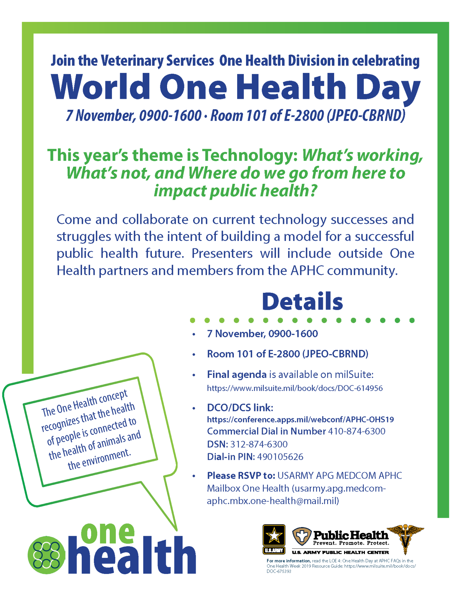 One Health Day Seminar