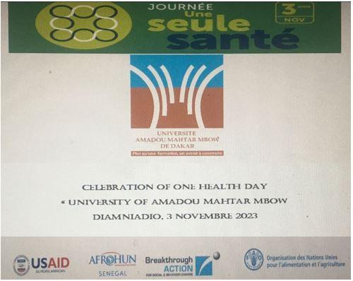 One Health approach in service of excellence to Connect Air, Earth and Water in Amadou Mahtar MBOW University