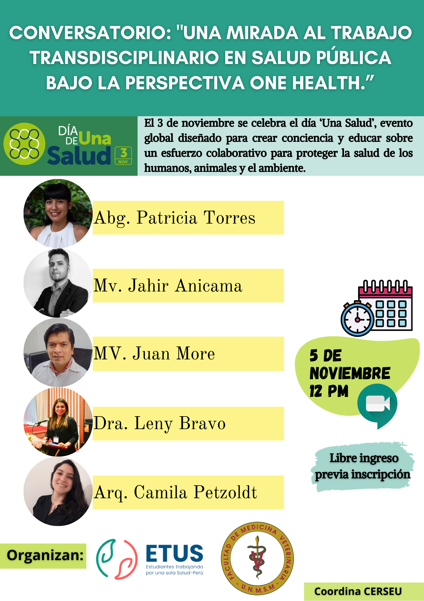 UNA MIRADA AL TRABAJO TRANSDICIPLINARIO EN SALUD PÚBLICA BAJO LA PERSPECTIVA OH -A LOOK AT TRANSDICIPLINARY PH work