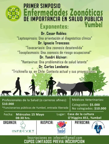 "Primer Simposio de Enfermedades Zoonoticas de Importancia en Salud Publica. Yumbel" "Primer Simposio de Enfermedades Zoonoticas de Importancia en Salud Publica. Yumbel"