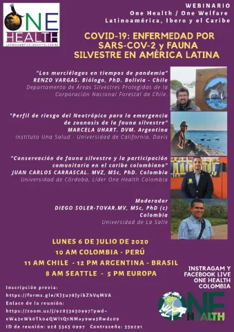 Covid19: enfermedad por SARS-COV-2 y fauna silvestre en America Latina