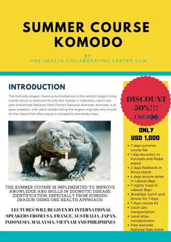 Summer Course on One Health Approach for Microbiome Identification on Komodo and Wildlife