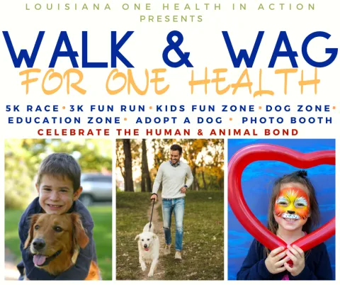 Louisiana One Health in Action - Walk & Wag for One Health Louisiana One Health in Action - Walk & Wag for One Health