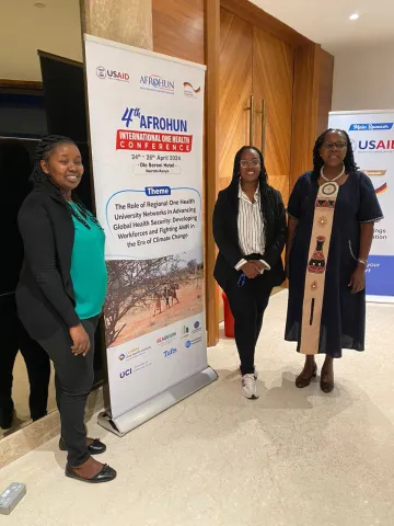 Women for One Health (WfOH) Poster Presentation at the AFROHUN conference Women for One Health (WfOH) Poster Presentation at the AFROHUN conference