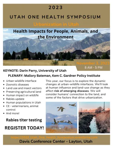 Urbanization in Utah: Health Impacts for People, Animals, and the Environment Urbanization in Utah: Health Impacts for People, Animals, and the Environment