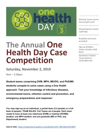 International One Health Day Competition International One Health Day Competition