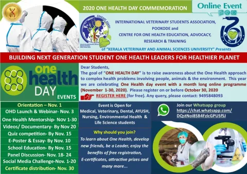Building Next Generation Student One Health Leaders for Healthier Planet Building Next Generation Student One Health Leaders for Healthier Planet