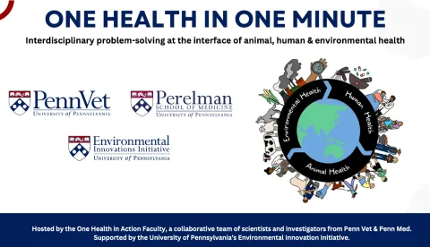 One Health in One Minute Flash Talks One Health in One Minute Flash Talks