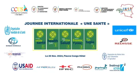 JOURNEE INTERNATIONALE  « UNE SANTE »   [International One Health Day in Kinshasha]