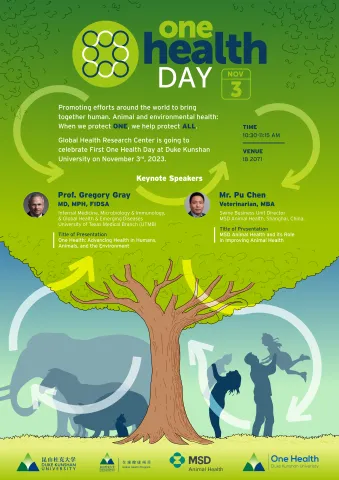 First "One Health Day" celebration at Duke Kunshan University China First "One Health Day" celebration at Duke Kunshan University China