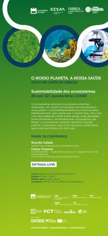 One Health Science Cafés "Our Planet, our Health" - Sustainability of Ecosystems One Health Science Cafés "Our Planet, our Health" - Sustainability of Ecosystems