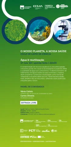 One Health Science Café: "Our Planet, Our Health" - Water and Reuse One Health Science Café: "Our Planet, Our Health" - Water and Reuse