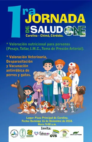 1ra Jornada de Salud. Carolina, Chimà. Córdoba One Health Colombia 1ra Jornada de Salud. Carolina, Chimà. Córdoba One Health Colombia