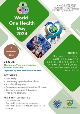 World One Health Day, 2024 at Chattogram Veterinary and Animal Sciences University One Health Institute World One Health Day, 2024 at Chattogram Veterinary and Animal Sciences University One Health Institute