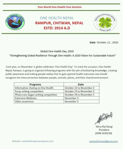 One Health Day 2020