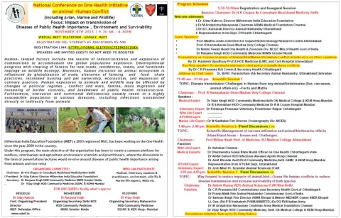 One health initiative on Animal Human Conflict and its impact on transmission of diseases of public health importance, environme One health initiative on Animal Human Conflict and its impact on transmission of diseases of public health importance, environme
