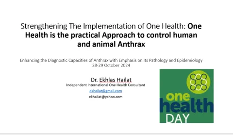 Strengthening The Implementation of One Health: One Health is the practical Approach to control human and animal Anthrax 