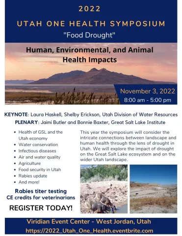 2022 Utah One Health Symposium 2022 Utah One Health Symposium